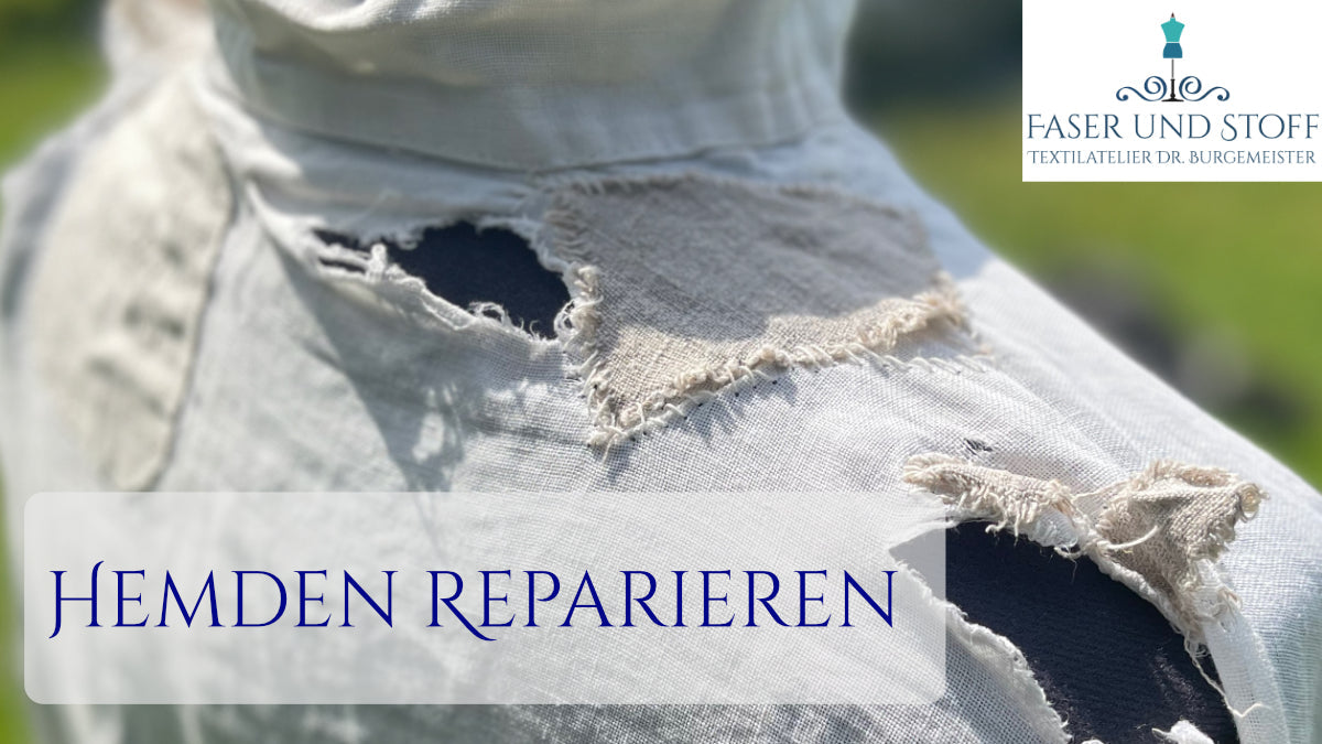 Hemden reparieren: How to repair a shirt