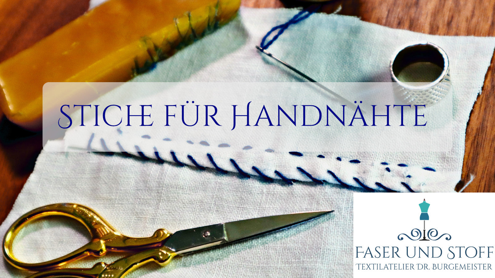 Stiche für Handnähte