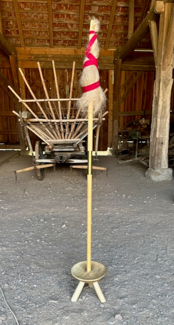 Rock it, Baby! Spinnen mit einem Standrocken