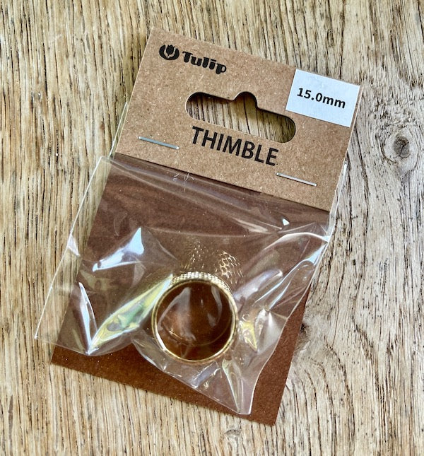 Fingerring / Fingerhut Messing