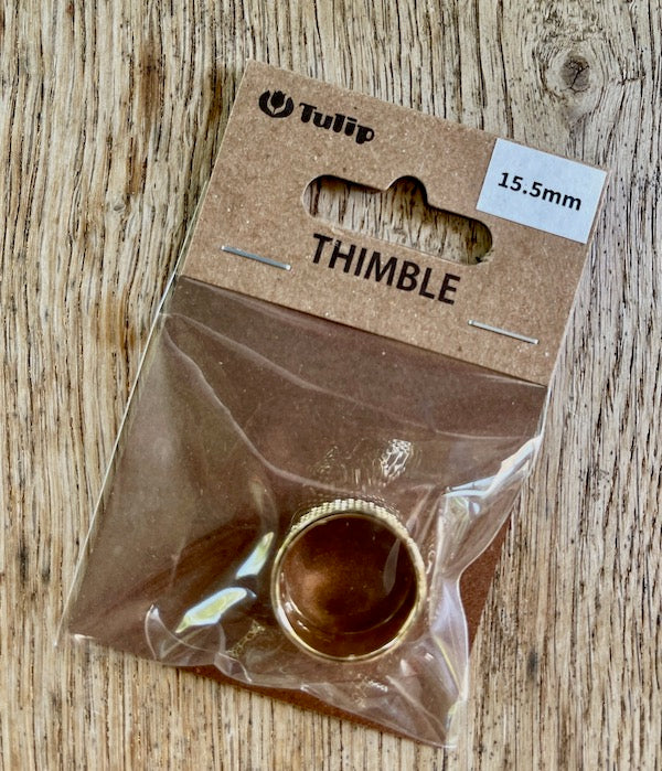 Fingerring / Fingerhut Messing