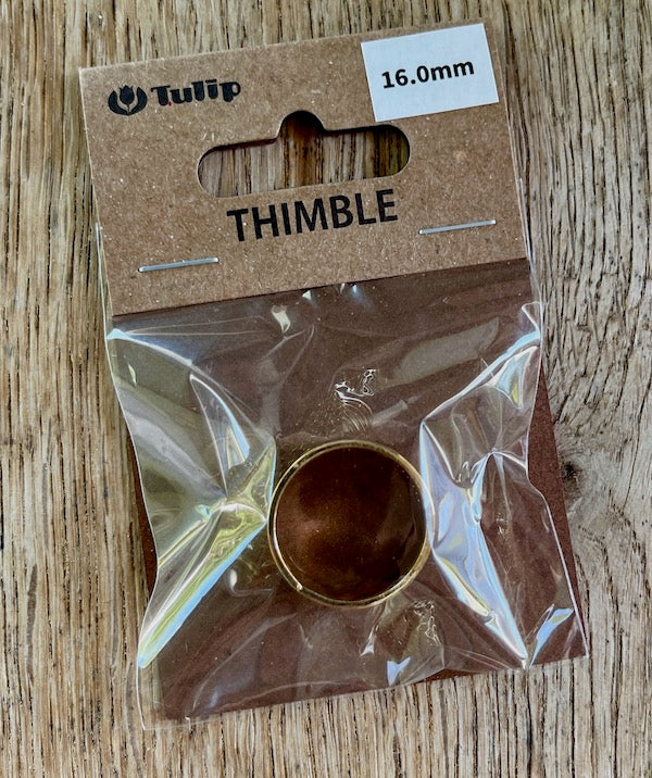 Fingerring / Fingerhut Messing