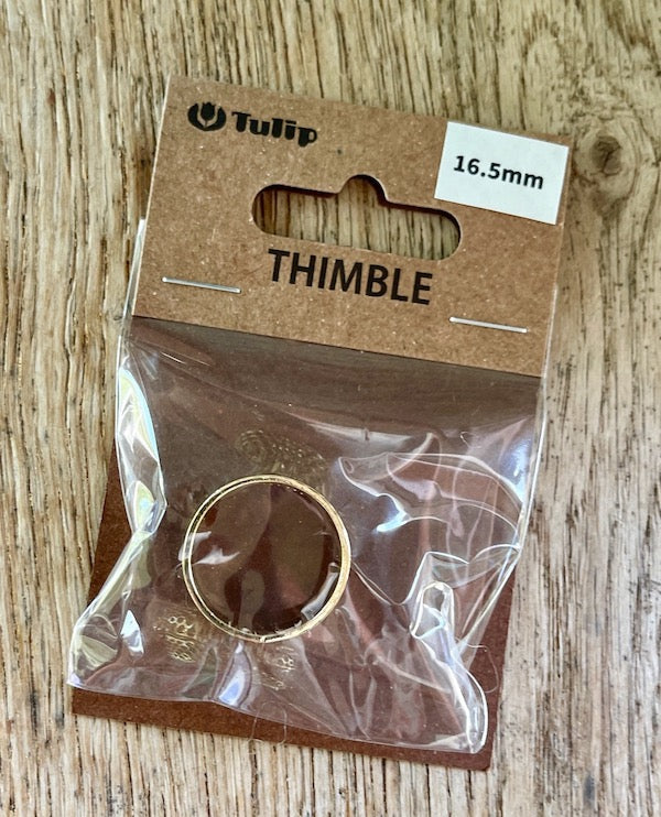 Fingerring / Fingerhut Messing