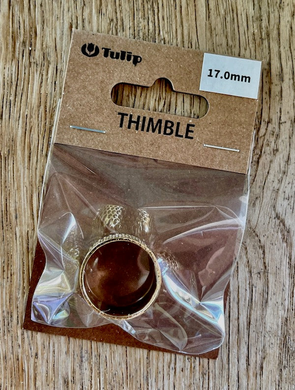 Fingerring / Fingerhut Messing