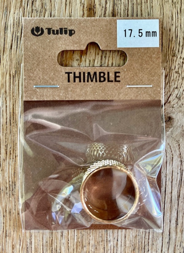 Fingerring / Fingerhut Messing