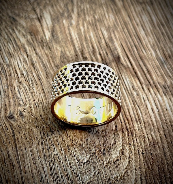 Fingerring / Fingerhut Messing