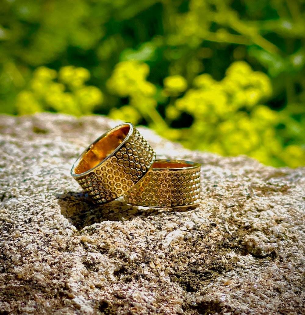 Fingerring / Fingerhut Messing