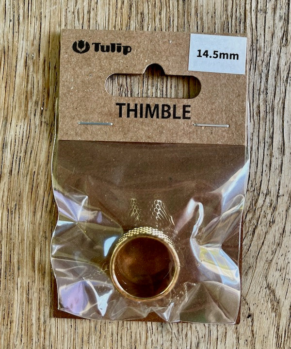 Fingerring / Fingerhut Messing