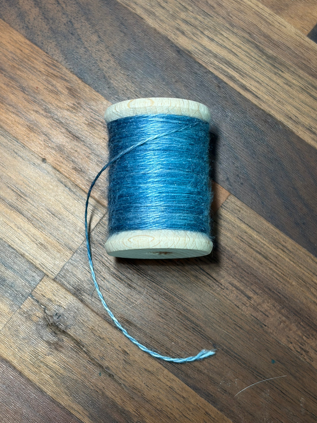 Seidengarn zum Sticken/Weben Nm16/2, 30m auf Holzspule