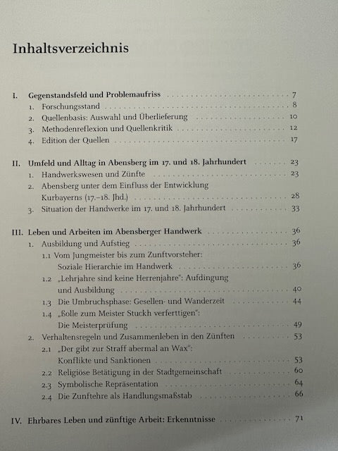 Buch „Zünftig arbeiten, ehrbar leben“