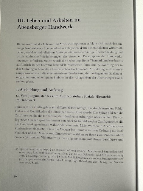 Buch „Zünftig arbeiten, ehrbar leben“